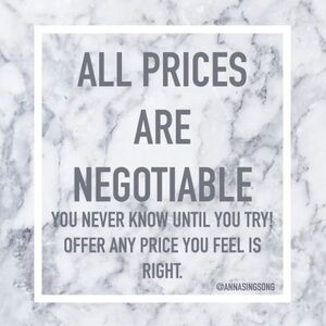 All prices are negotiable. Doesn’t hurt to try